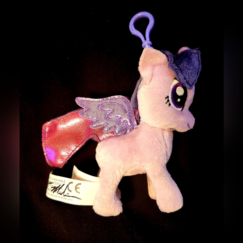 Official Twilight Sparkle clip-on plush from My Little Pony: Friendship Is Magic